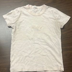 Brandy Melville “New York” Baby Tee size XS